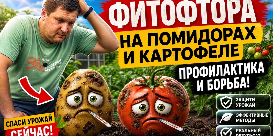 Фитофтора на помидорах и картофеле: профилактика и борьба