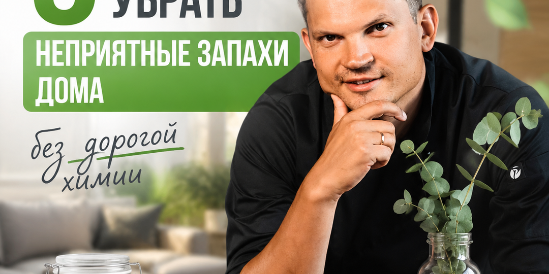 5 способов убрать неприятные запахи дома без дорогой химии
