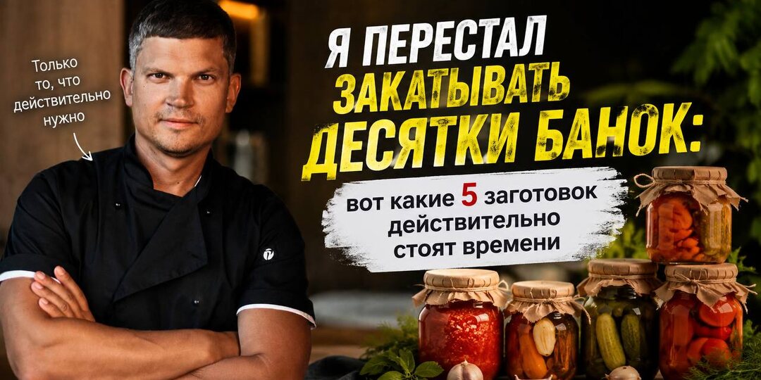 Я перестал закатывать десятки банок: вот какие 5 заготовок действительно стоят времени