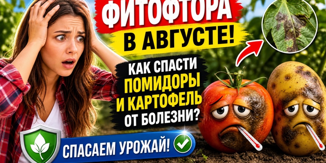 Фитофтора в августе: как спасти помидоры и картофель от болезни