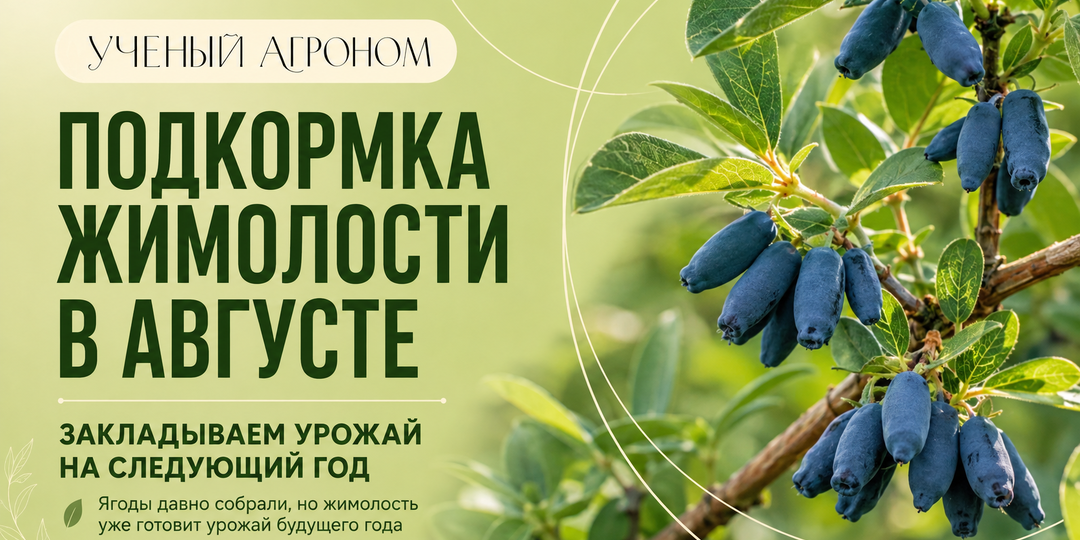 Подкормка жимолости в августе: закладываем урожай на следующий год