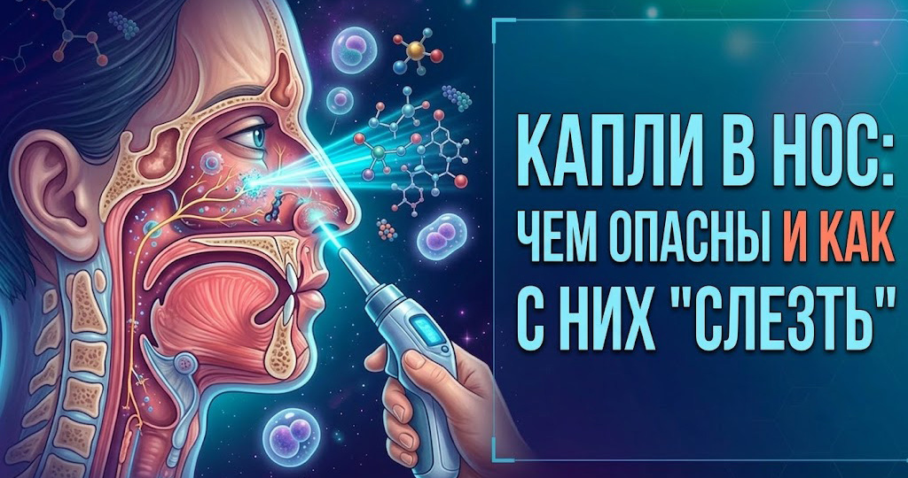 Капли в нос: чем опасны и как с них "слезть"