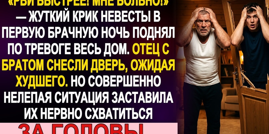 Свёкр высадил дверь в первую брачную ночь. То, что он увидел, заставило его схватиться за голову