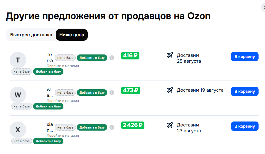 Так выглядит китайские магазины с доставкой через месяц