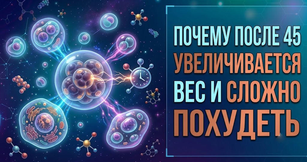 ПочемуПочему после 45 увеличивается вес и сложно похудеть