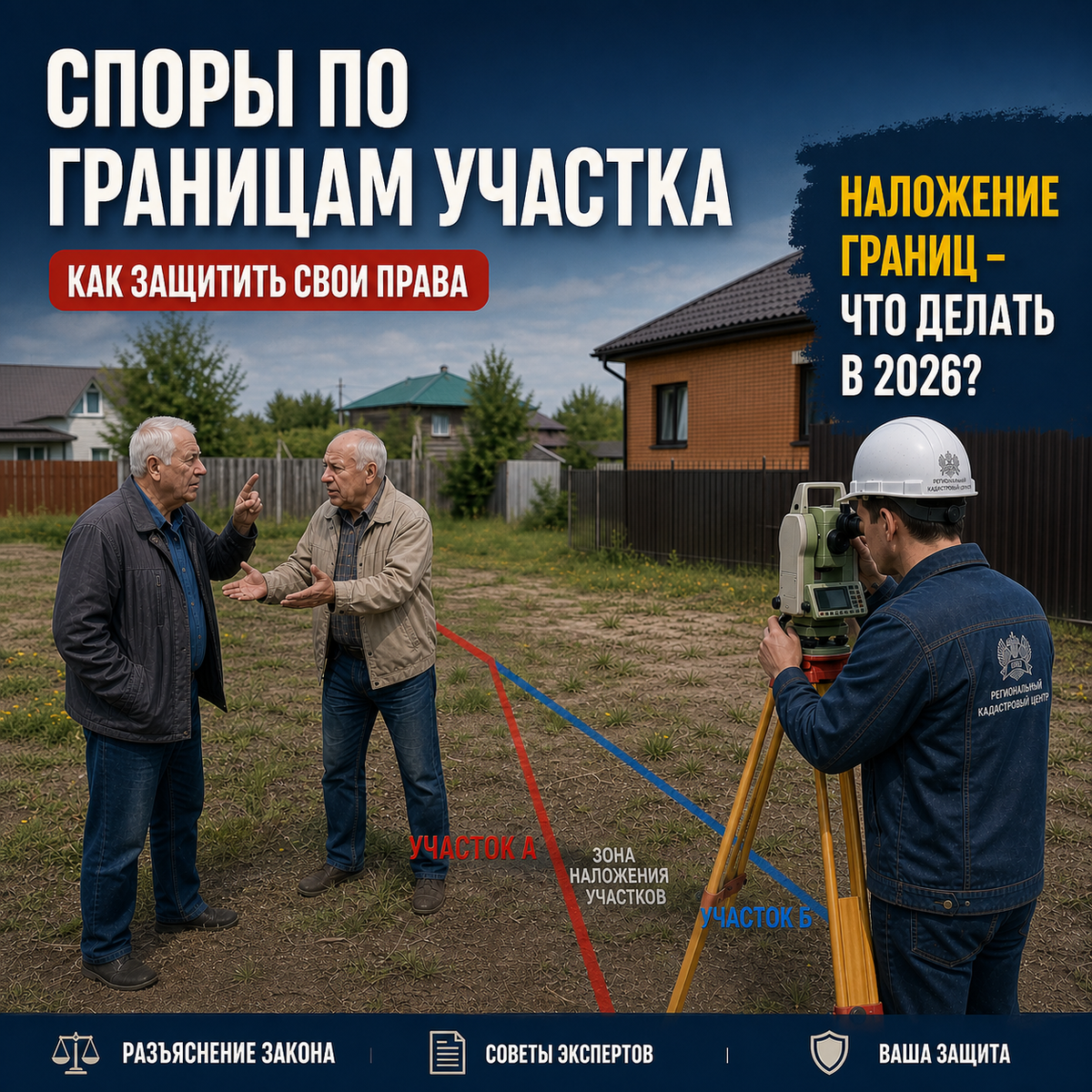 Хотели оформить участок, а Росреестр сообщил, что его границы пересекаются с соседним? Разбираемся, почему возникает такая проблема, можно ли исправить ее без суда и какие ошибки чаще всего допускают собственники.
