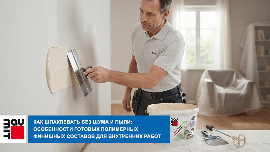 Как шпаклевать без шума и пыли: особенности готовых полимерных финишных составов для внутренних работ