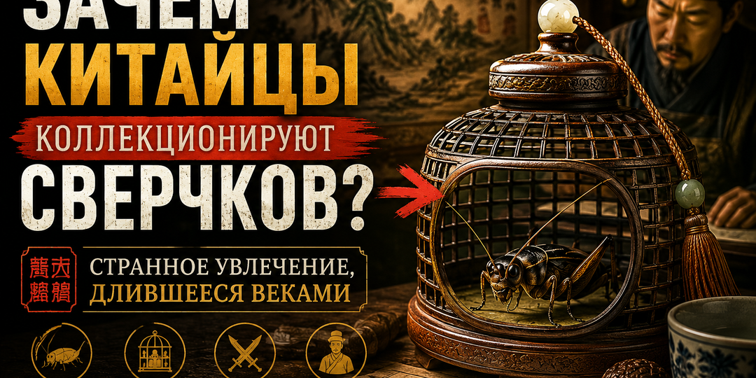 Почему китайцы веками коллекционируют сверчков? Маленькое насекомое, которое могло менять судьбы людей