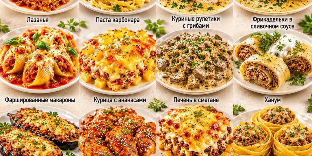 🍳 Когда не знаете, чем сытным и вкусным накормить семью на ужин: огромная шпаргалка по 16 отличным вторым блюдам