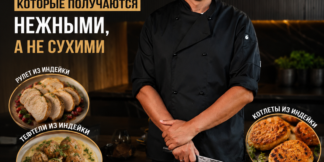 6 блюд из индейки, которые получаются нежными, а не сухими