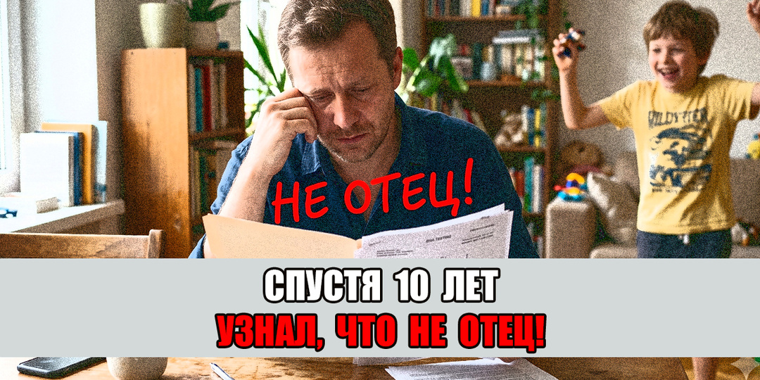 Платил алименты 10 лет, а потом сделал тест ДНК. Чувства исчезли, хочу вернуть деньги!