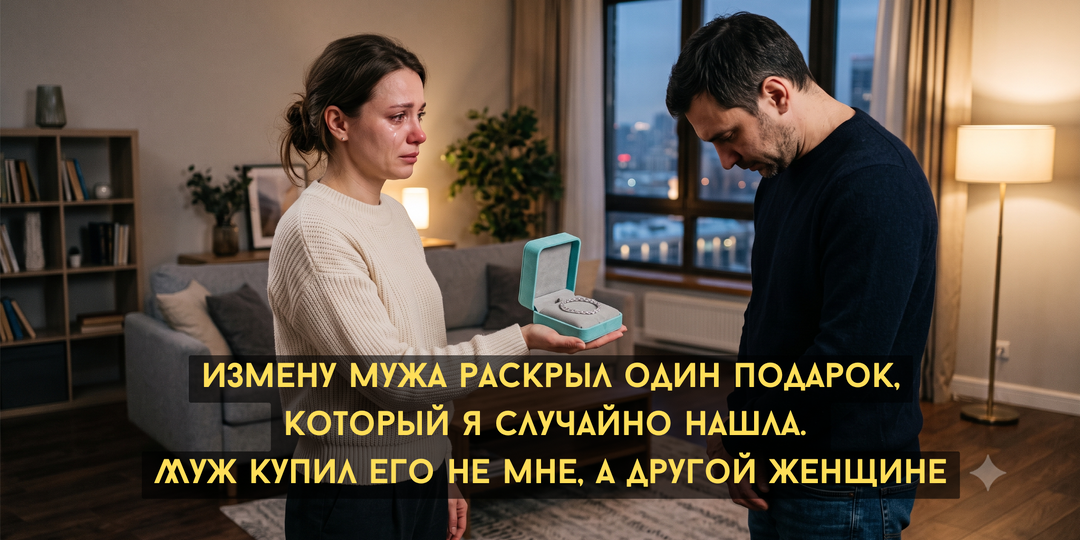 Измену мужа раскрыл один подарок, который я случайно нашла. Муж купил его не мне, а другой женщине