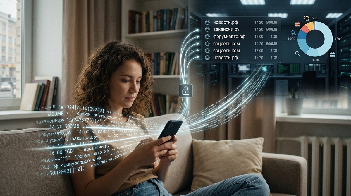 Схема передачи данных без VPN
