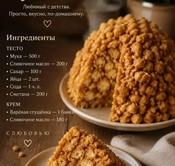 Торт «Муравейник»