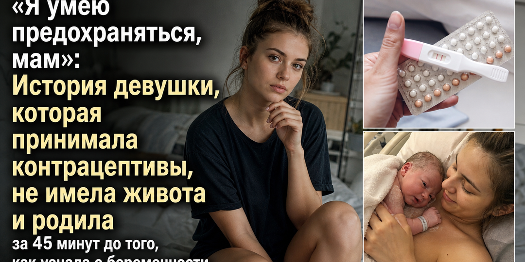 « Я умею предохраняться, мам »: История девушки, которая узнала о своей беременности прямо во время родов