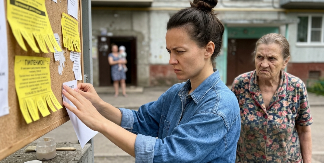 Соседка расклеила обвинения на весь двор. Я расклеила правду рядом с каждым листом.