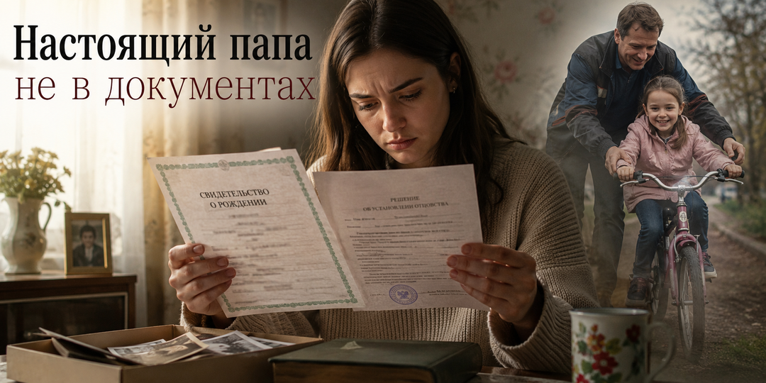 — Бабуля, — сказала Аня очень тихо, — почему в этих документах другой папа?