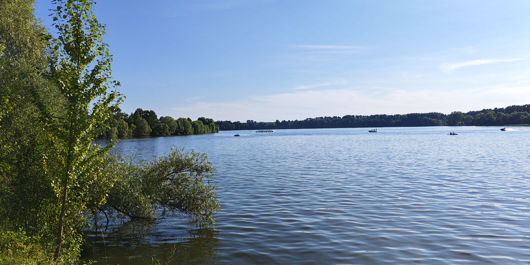 Можайское море в усадьбе Горетово - к водоёму в месте с шестисотлетней историей в жаркий летний день