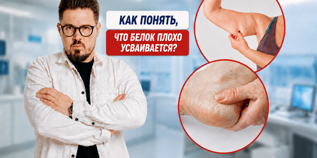 Без белка мышцы начинают атрофироваться: 7 признаков дефицита, которые нельзя игнорировать