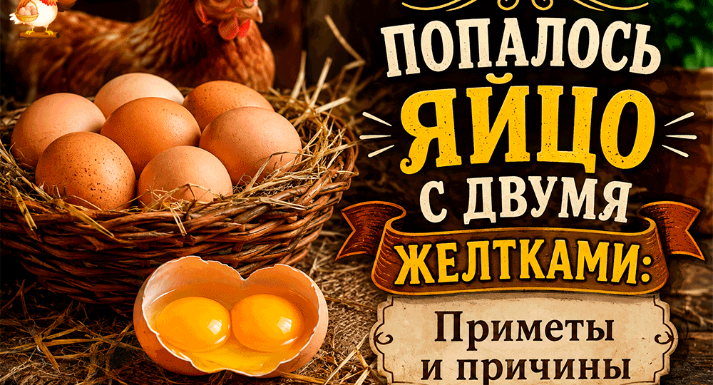 В яйце оказалось два желтка – что это значит по приметам и реальные причины 🥚🍳🍳