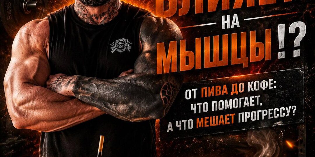 Как напиток влияет на мышцы!?