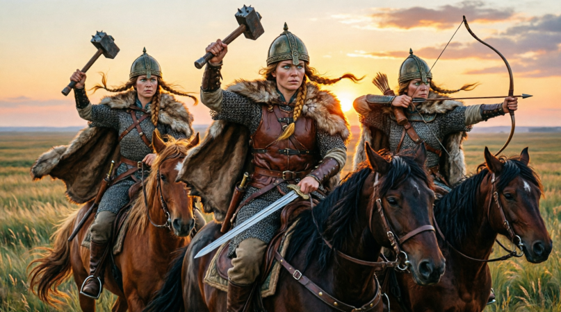 ⚔️ Амазонки у печки? Великие женщины-воительницы древней Руси и то, о чем молчат учебники