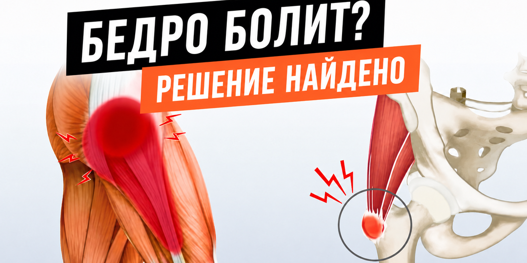 Боль в бедре пройдет быстрее: 3 упражнения, которые действительно работают при трохантерите