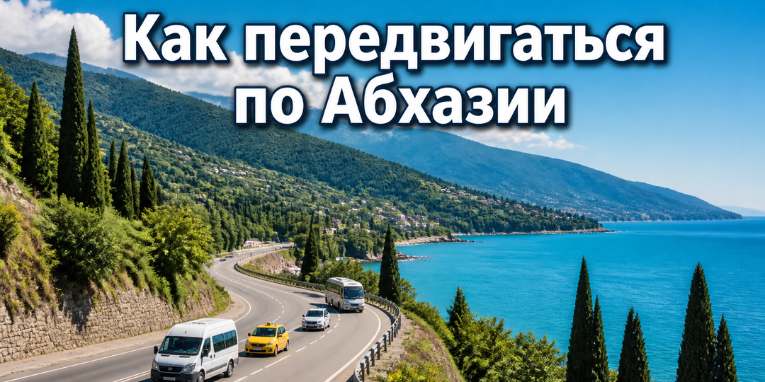 Как передвигаться по Абхазии: маршрутки, такси, личное авто и экскурсионные автобусы