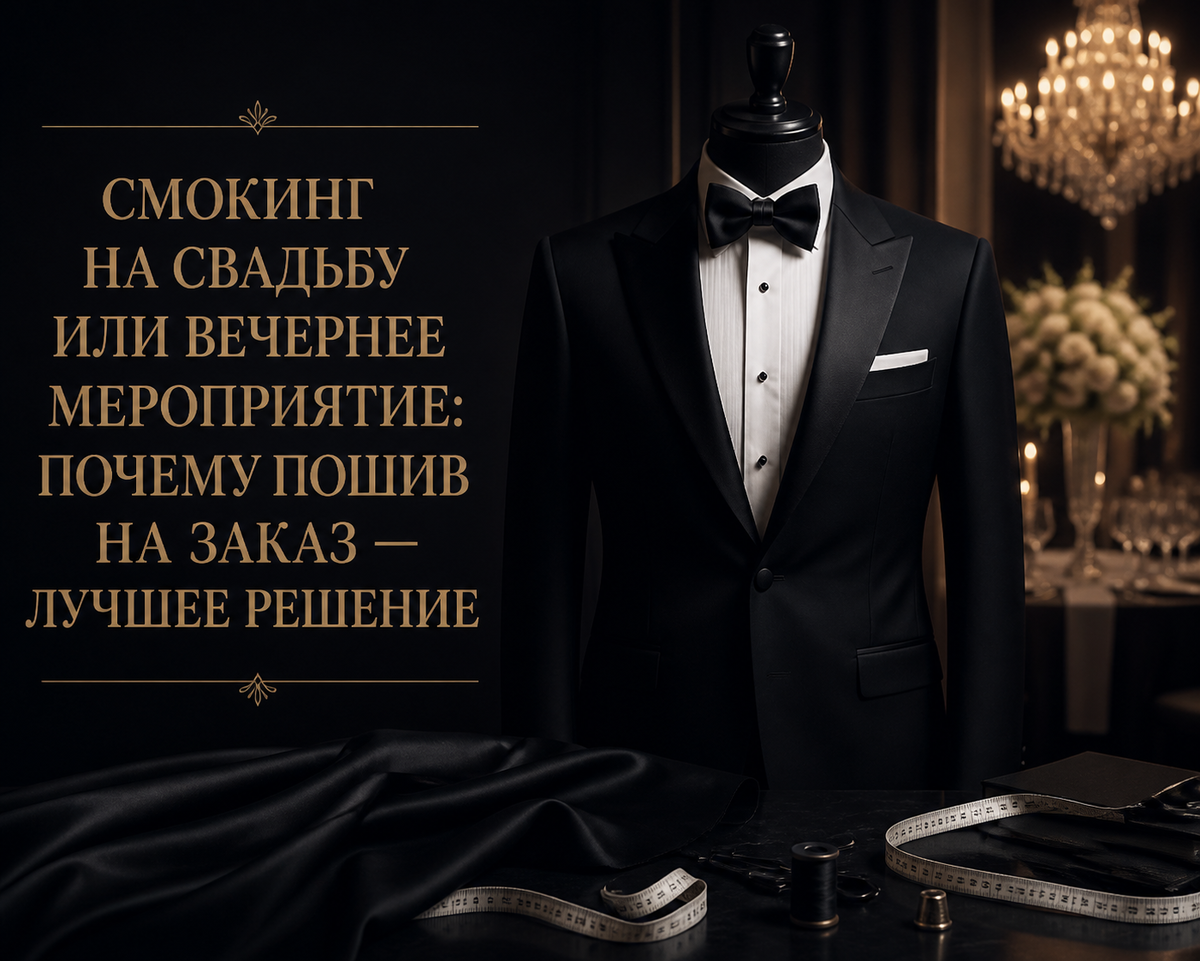 Смокинг на свадьбу или вечернее мероприятие