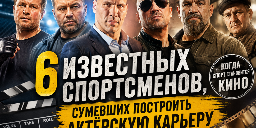 Как спортсмены становятся актёрами: 6 историй, которые действительно удивляют
