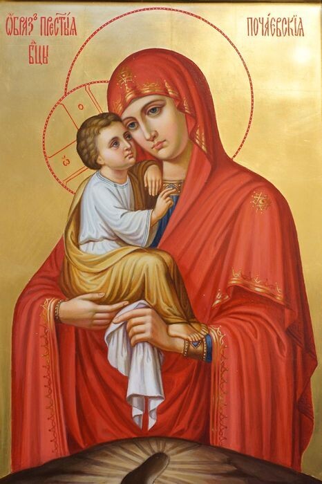 Почаевскся икона Богоматери