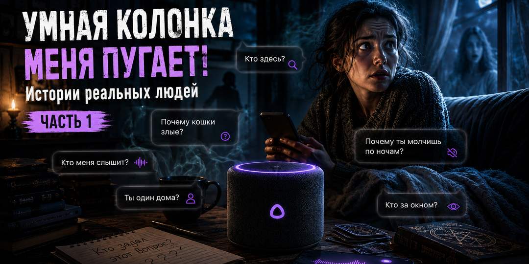 "Умная колонка меня пугает!". Истории реальных людей. Часть 1