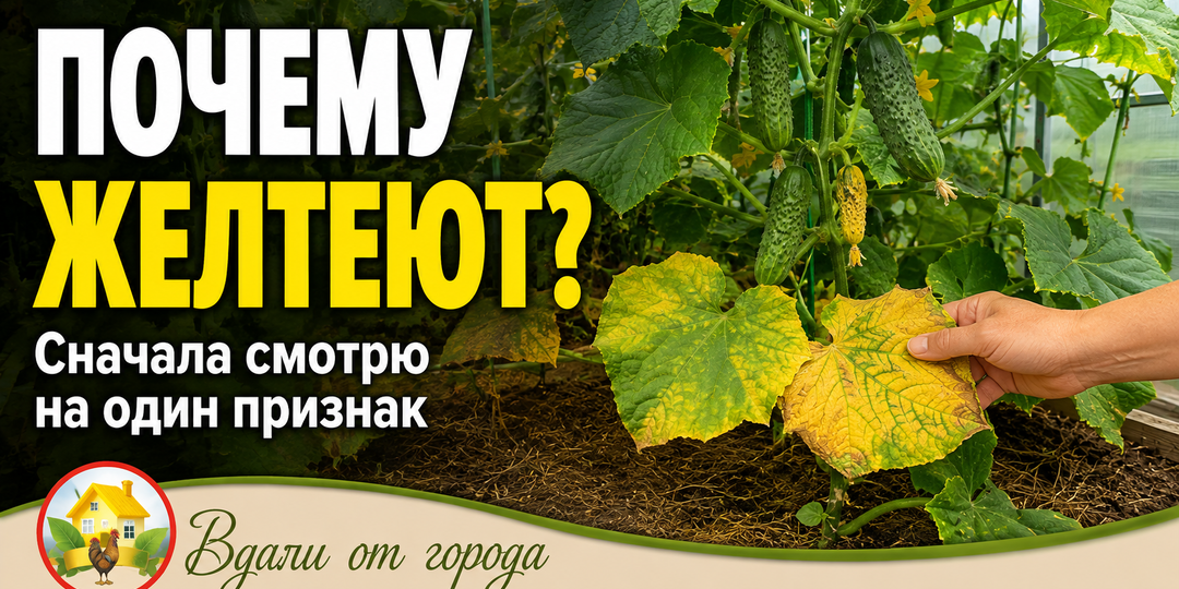 Почему в августе вдруг желтеют огурцы и кабачки. Теперь я сначала смотрю на один признак, а уже потом берусь за подкормки