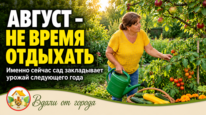 В августе сад сам подсказывает, что ему нужно. 10 дел, которые я никогда не откладываю до осени