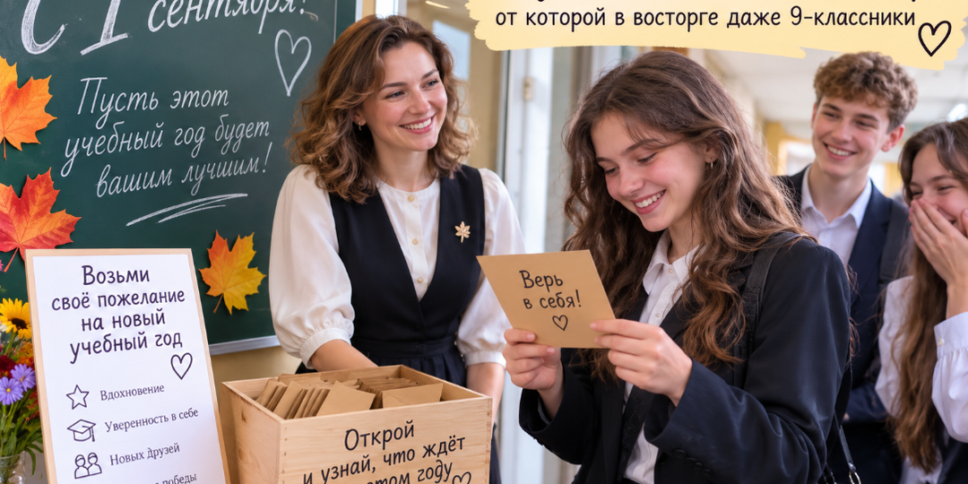 «Вместо увядающих букетов и уныния»: идея на 1 сентября, от которой в восторге даже 9-классники