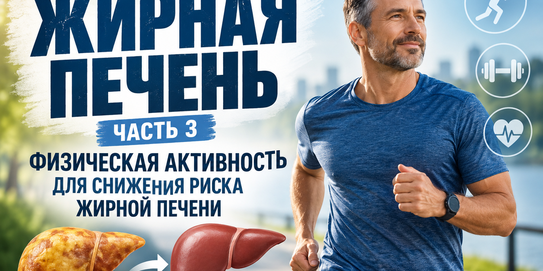 Жирная печень. Часть 3: физическая активность для снижения риска жирной печени 🏃‍♂️