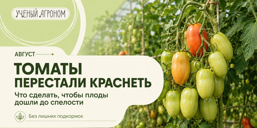 Томаты в августе перестали краснеть: что сделать, чтобы плоды дошли до спелости
