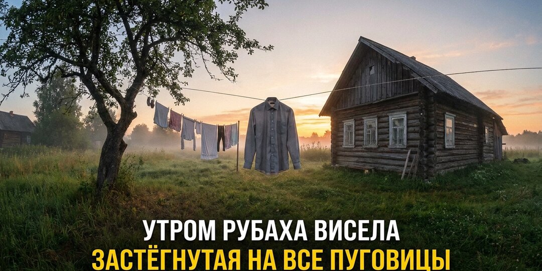 Не надевай рубаху, которая провисела ночь во дворе. Я надел - и меня стали встречать там, где я не ходил.