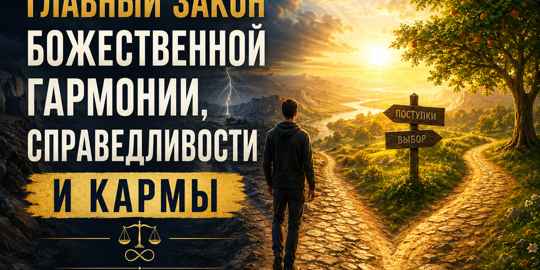 Главный закон Божественной гармонии, справедливости и кармы: почему человек сам является творцом своей судьбы