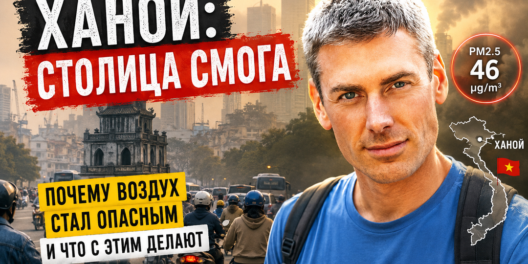 Ханой дважды в этом году занял первое место в мире по грязному воздуху