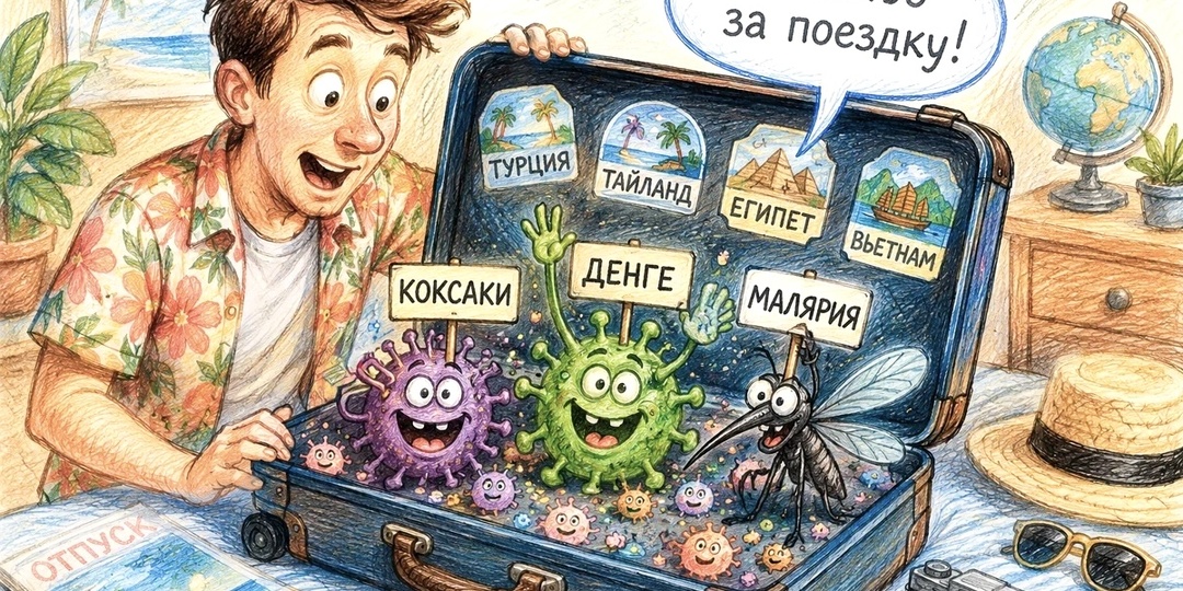 Безбилетники: какие болезни мы привозим с собой из отпусков