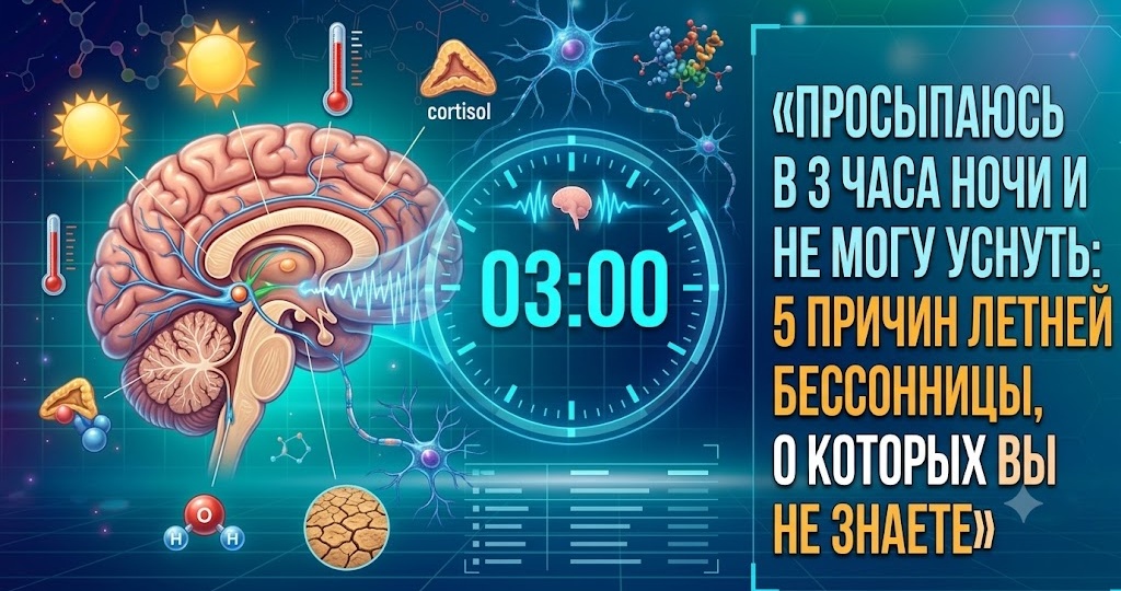 Просыпаюсь в 3 часа ночи и не могу уснуть: 5 причин летней бессонницы, о которых вы не знаете