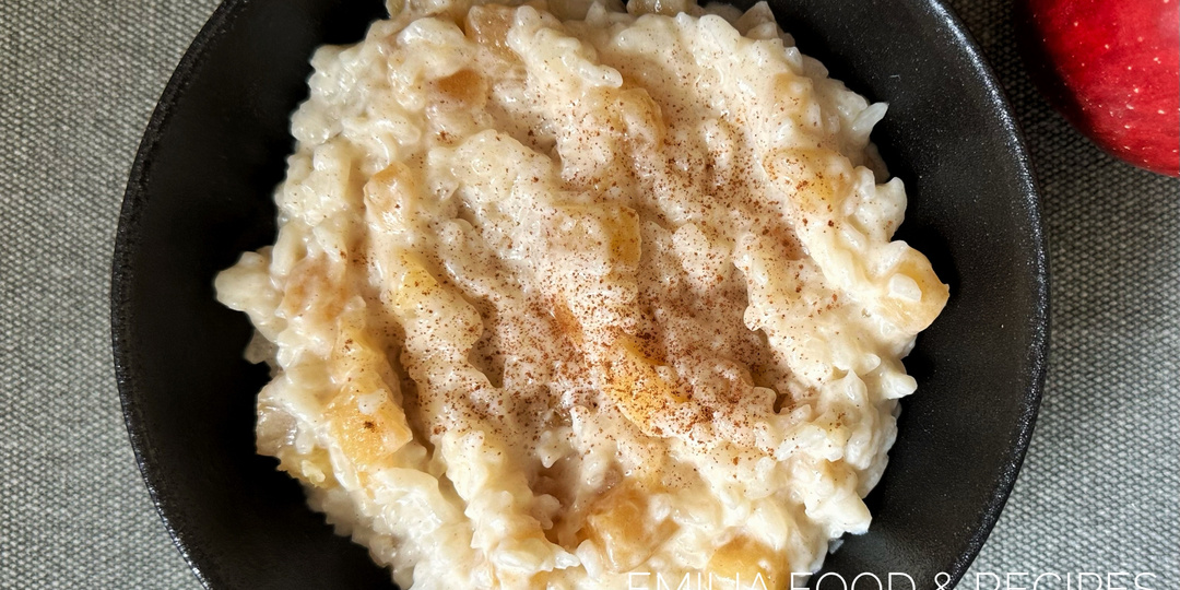 РИСОВАЯ КАША С ЯБЛОКАМИ В КАРАМЕЛИ