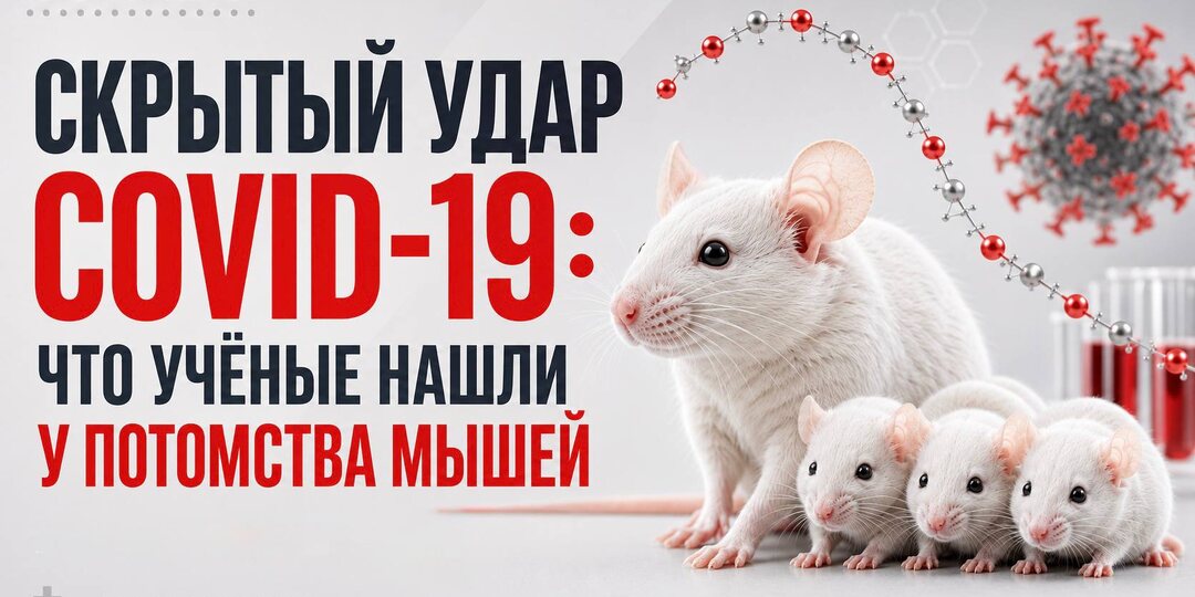 Скрытый удар COVID-19: что учёные нашли у потомства переболевших мышей
