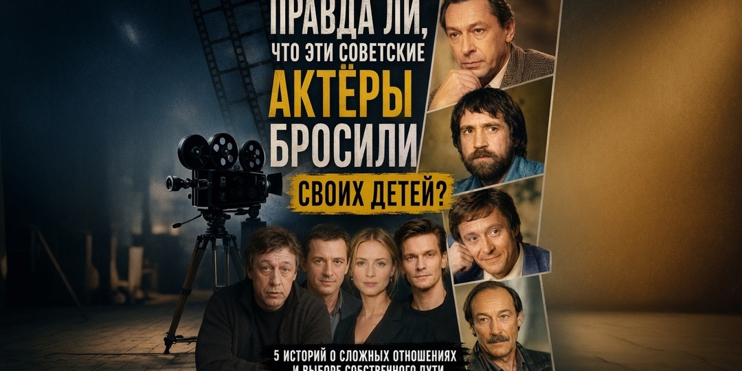 5 советских актёров: их незаслуженно считали плохими отцами