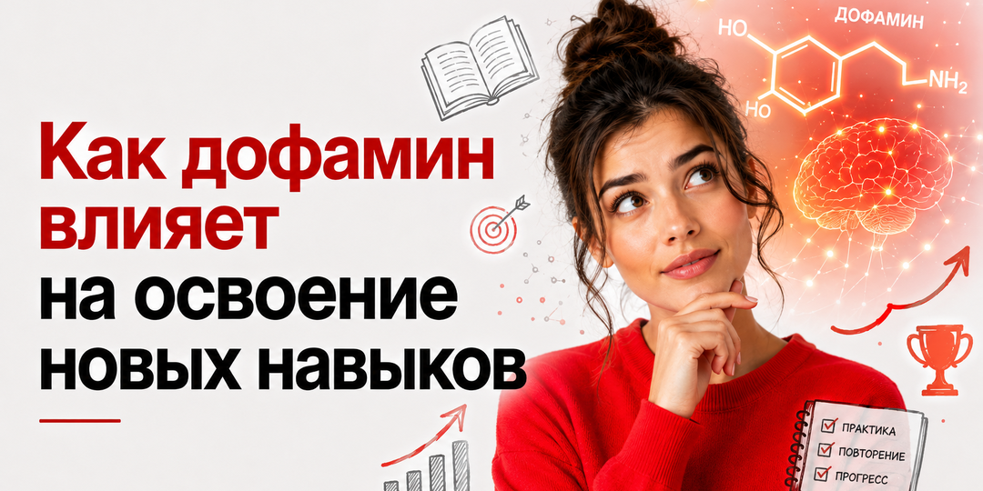 Как дофамин влияет на нашу способность осваивать новые навыки