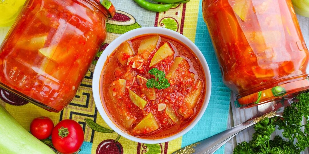 Кабачки с помидорами на зиму: простой и очень вкусный рецепт, который всегда выручает