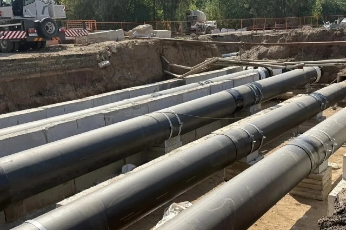    В Оренбурге обновили 761 метр тепломагистрали на Терешковой