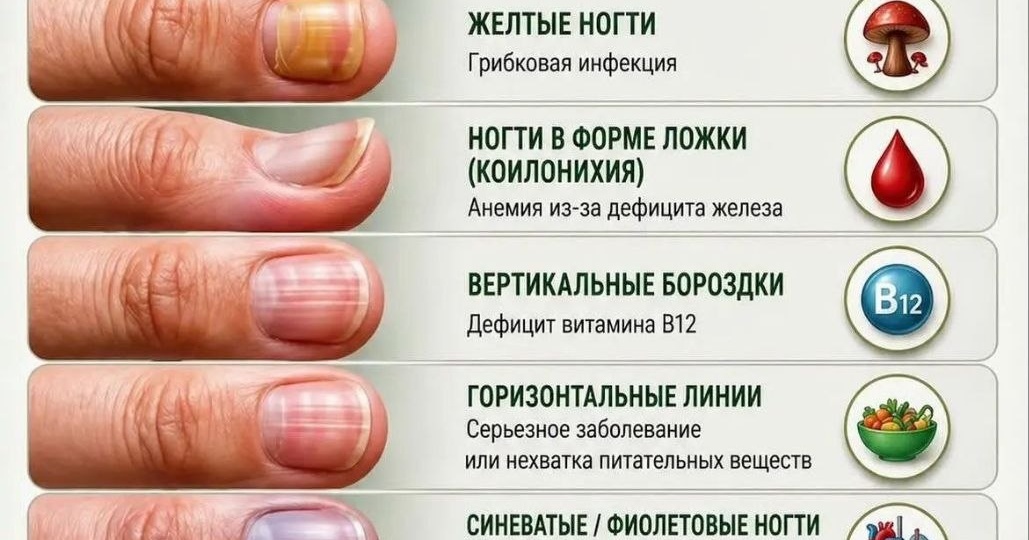 О ЧЕМ МОЛЧАТ ВАШИ НОГТИ