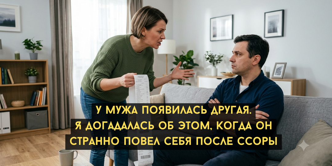 У мужа появилась другая. Я догадалась об этом, когда он странно повел себя после ссоры